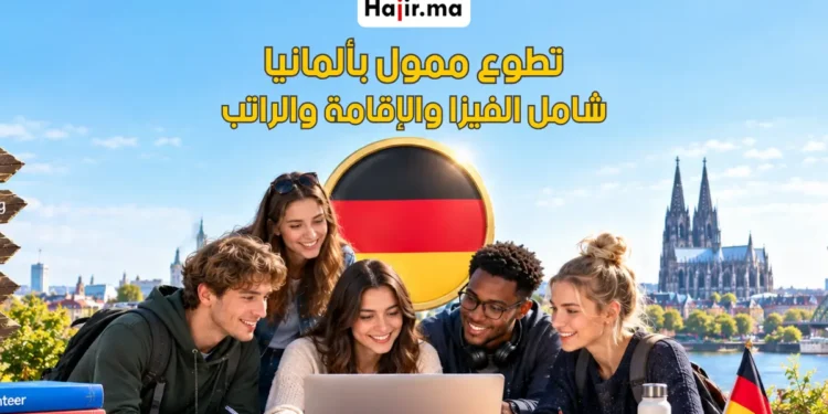 إعلان طلب متطوعين لفرصة تطوع ممول بالكامل في ألمانيا 2027 براتب شهري