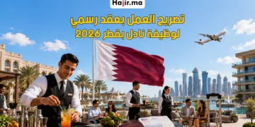 تصريح العمل وتأشيرة رسمية لوظيفة نادل بقطر 2026 مع سكن وتذاكر طيران