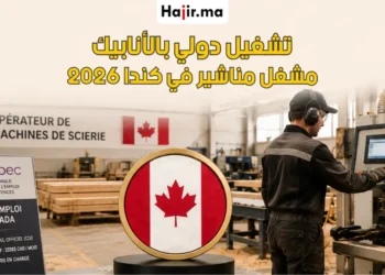 عقد عمل رسمي في كندا 2026 مطلوب مشغلو آلات في قطاع النجارة عبر ANAPEC