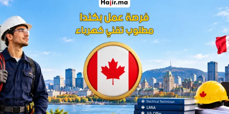 فرصة عمل تقني كهرباء في كندا بعقد رسمي لعام 2026 مع موافقة LMIA