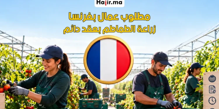 فرصة عمل براتب مجزي وعقد دائم بفرنسا لعام 2026 | عامل لزراعة الطماطم