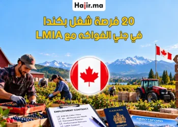 مطلوب 20 عامل زراعة وجني فواكه بكندا لعام 2026 براتب 18.25$ للساعة وعقد رسمي دائم